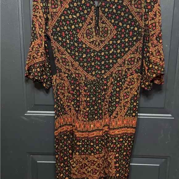 Akemi + Kin Dress Women’s Beaded Sheer Bohemian Embroidered Babydoll Vintage - Picture 5 of 5